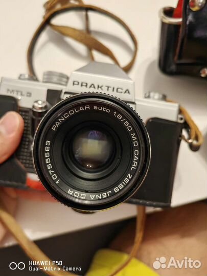 Пленочный фотоаппарат praktica+ pancolar 50/1.8
