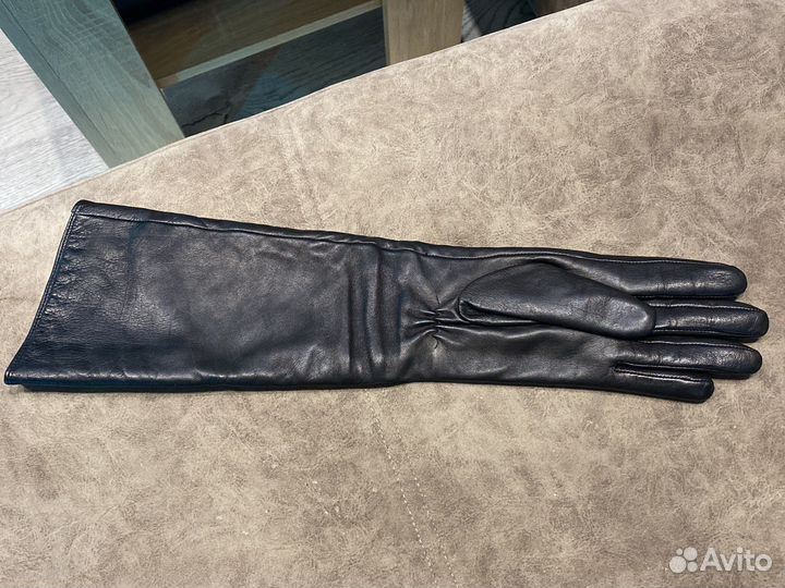 Перчатки женские кожаные