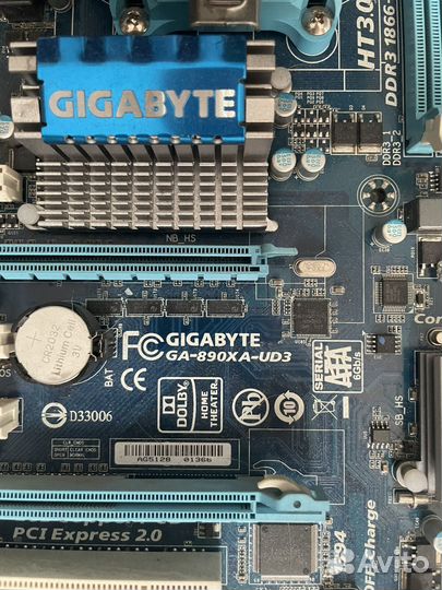 Материнская плата ga-890xa-ud3 с кулером