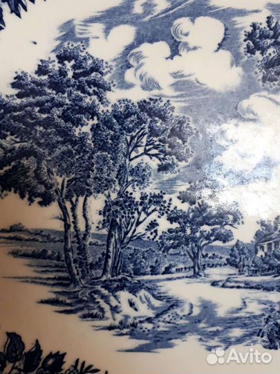 Блюдо большое, Англия, винтаж