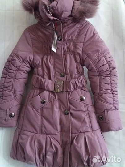Пальто для девочки 134