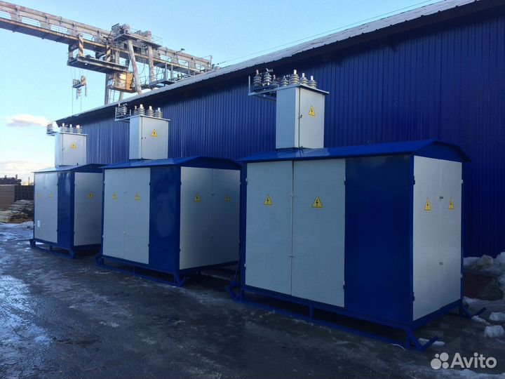 Передвижная подстанция ктпп 25-1000кВа на салазках