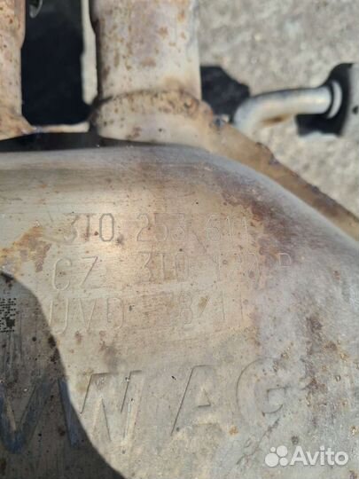 Выпускной тракт. Шкода Суперб 1.8 tsi