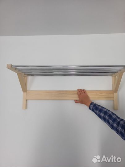 Настенные вешалки с полкой в прихожую