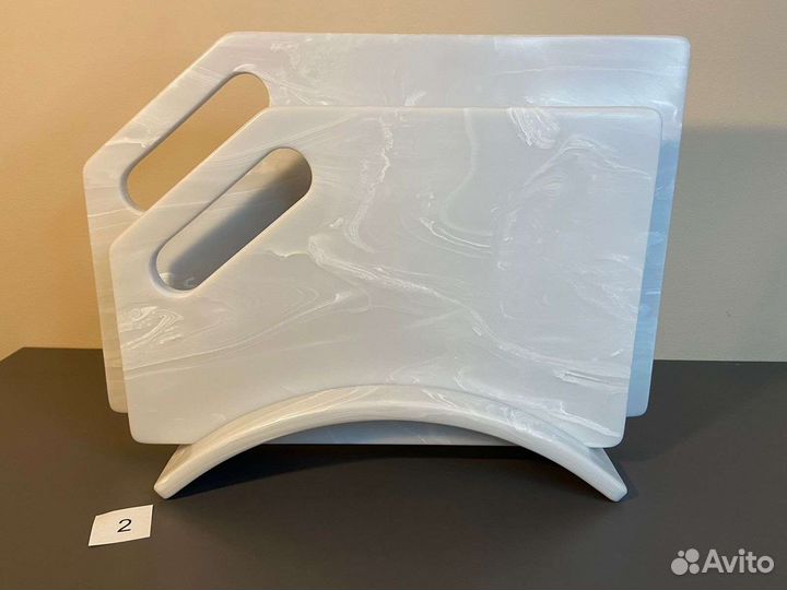 Набор разделочных досок на подставке