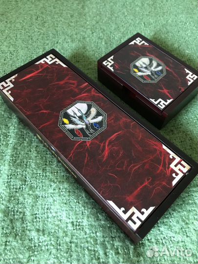 2 шкатулки из красного дерева