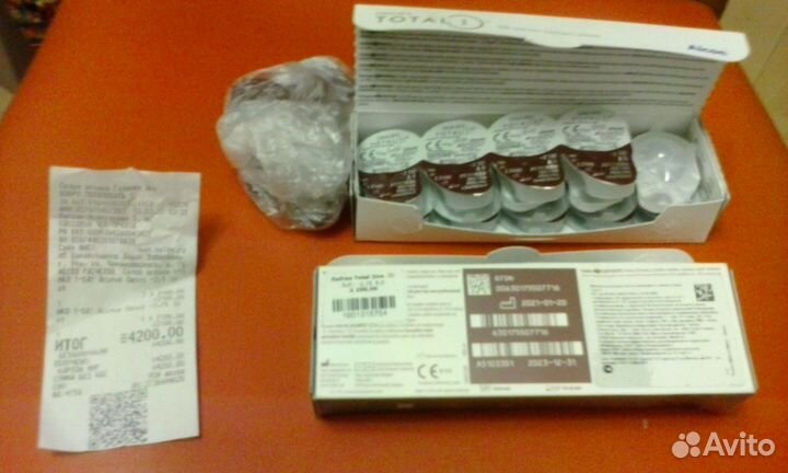 Линзы контактные