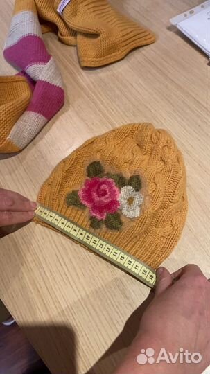 Комплект шапка, шарф