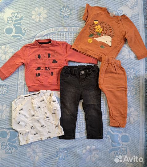 Вещи пакетом на мальчика 74