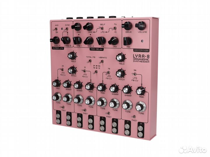 Soma Lyra-8 Synth Pink