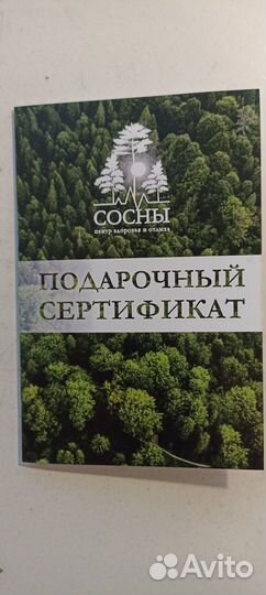 Сертификат на 10000р База отдыха 