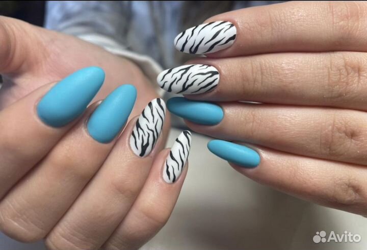 Маникюр.Наращивание. Гель лак