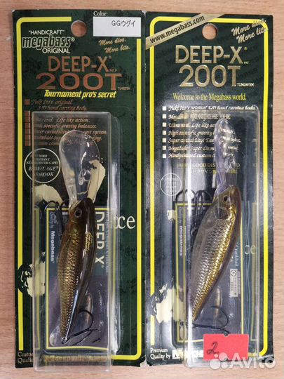 Megabass deep-x 200t воблер