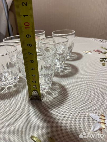 Рюмки хрусталь,стекло, фарфор СССР