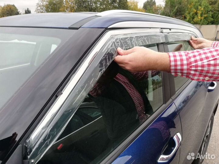 Дефлекторы, ветровики на Hyundai Creta 2021-нв