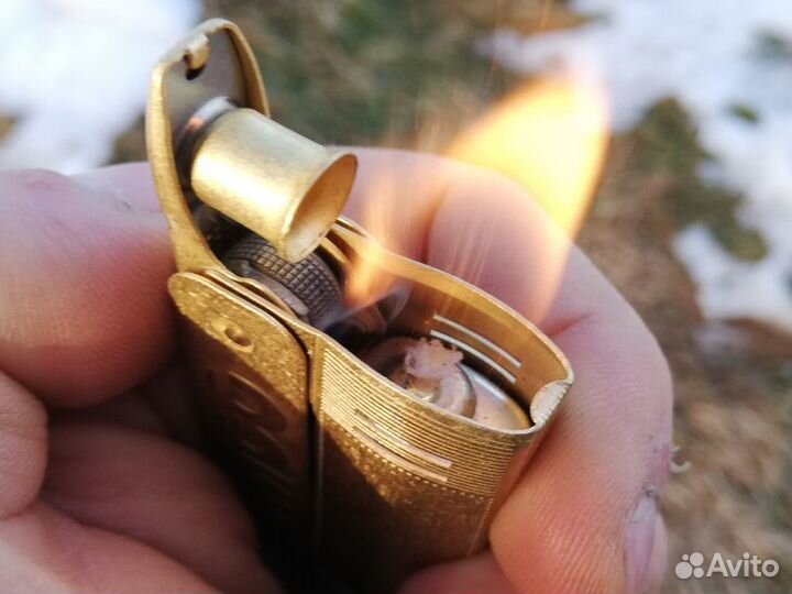 Бензиновая Зажигалка Imco латунь