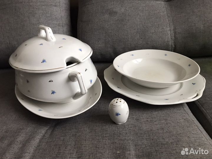 Сервиз столовой посуды дулево 1959 год 2ой сорт