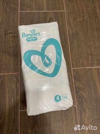 Подгузники трусики pampers 4