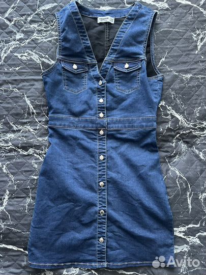 Джинсовый сарафан pull&bear