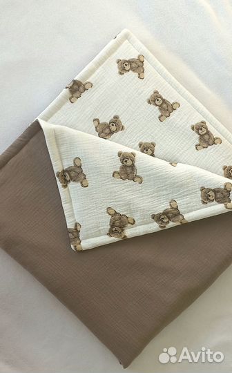 Конверт плед на выписку с бантом