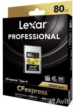 Lexar Gold CFexpress Type A 80Gb R900/W800