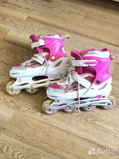 Роликовые коньки раздвижные взрослые