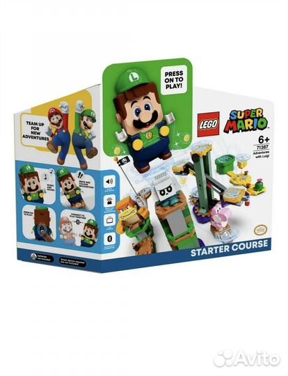 Lego Super Mario Luigi Peach стартовый набор