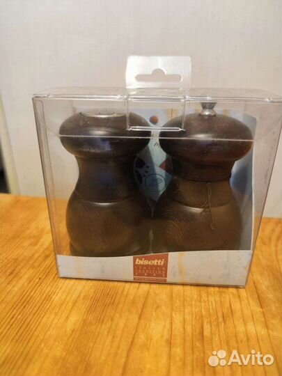 Набор мельница д/перца+солонка bisetti