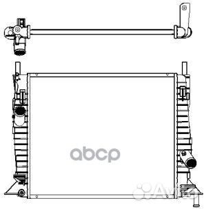 Радиатор сист. охл. ford focus 1.6 2006 - 2011
