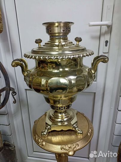 Самовар на дровах старинный