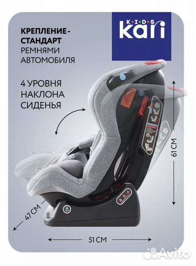 Детское автокресло от 0 до 25