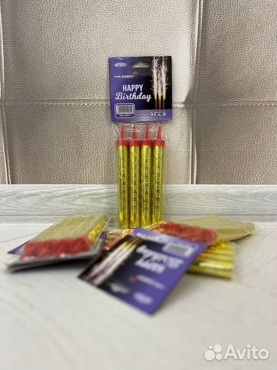 Фонтан свеча для торта / 12 см