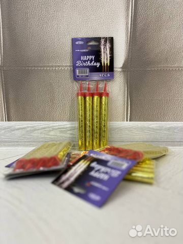 Фонтан свеча для торта / 12 см