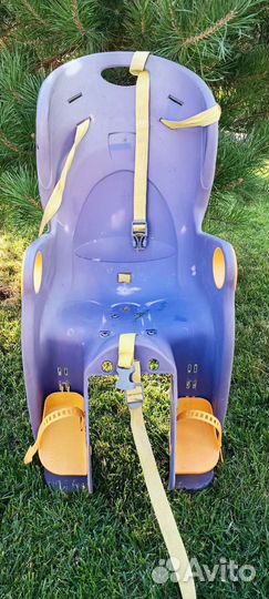 Детское велокресло на багажник