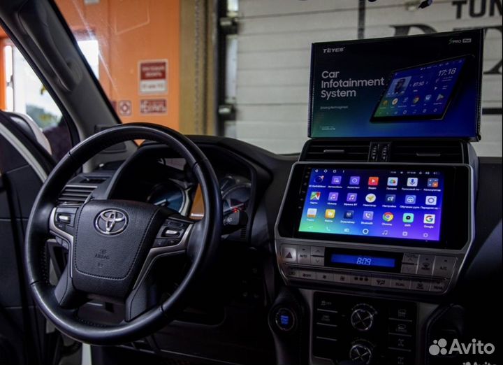 Toyota corolla camry prado android teyes магнитола