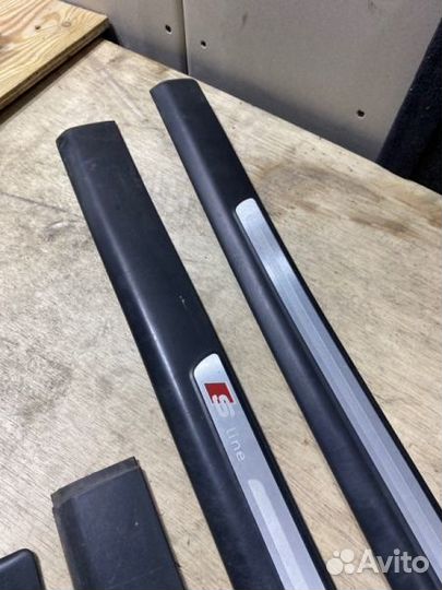 Накладка на порог салона Audi A6 4F5 AUK 2005-2008