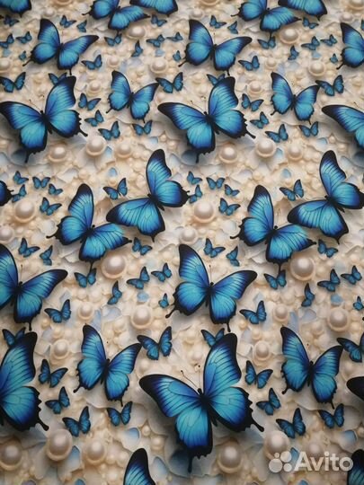 Ткань. Футер двунитка с лайкрой цифровая печать