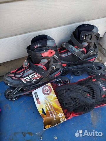 Роликовые коньки детские раздвижные