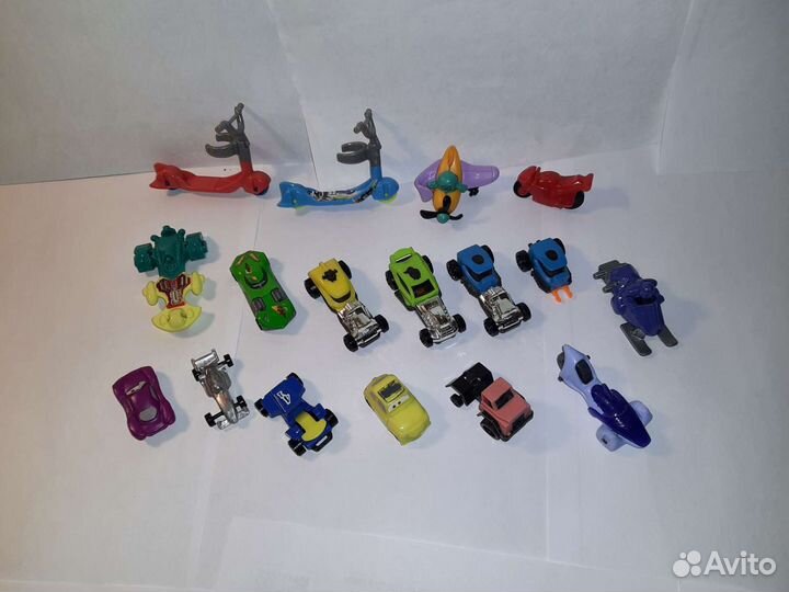 Игрушки из киндера и растишки (8 фотографий)