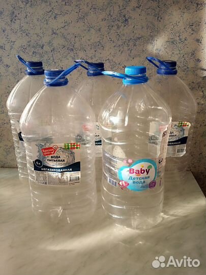 Баклашки 5л из под воды