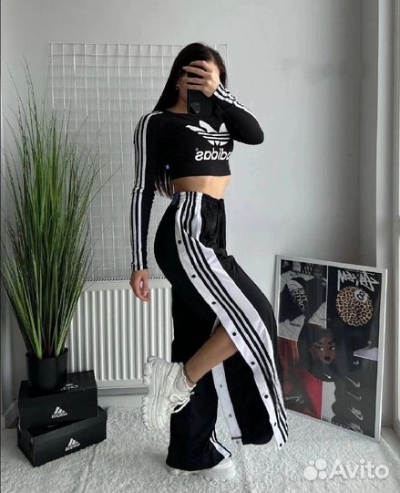 Брюки клеш женские на клепках 44-46