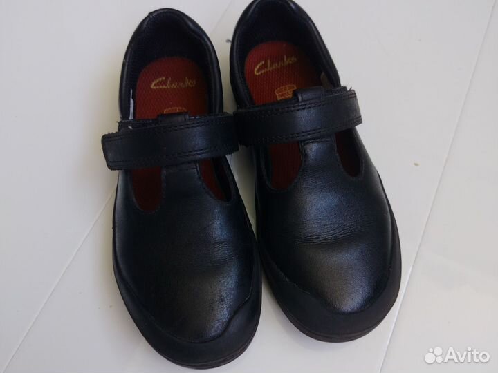 Детские туфли Clarks по стельке 18,5 кожа