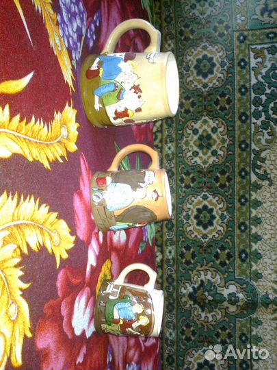 Пивные кружки коллекция 0.33.0.5. 1 л. керамика