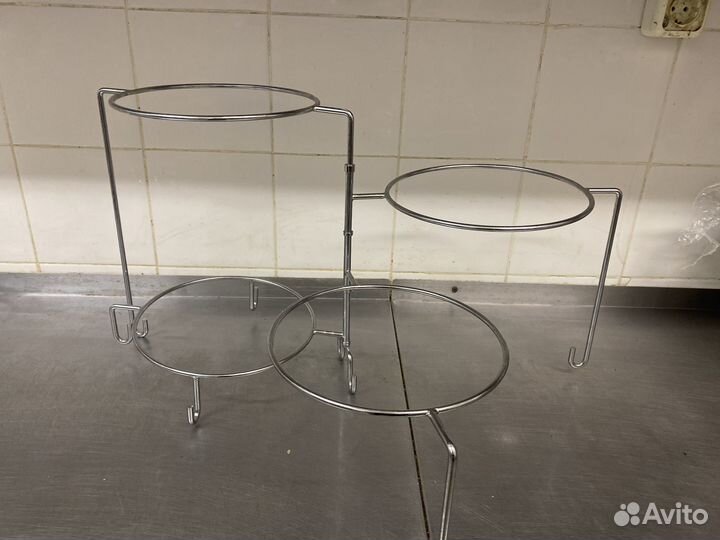 Стойка фуршетная мелаллич, раздвижная высота 36 см