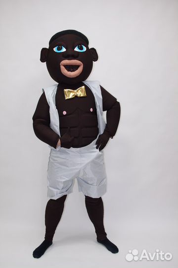 Ростовая кукла,поздравление от негра-стриптизера