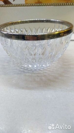 Салатник хрустальный