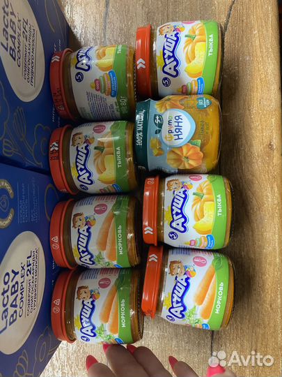 Каша и пюре агуша