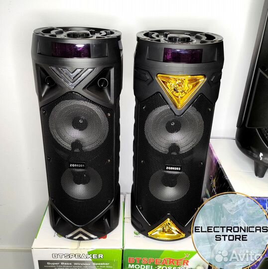 Блютуз Колонка Bluetooth ZQS-6201 60 Ватт v.5