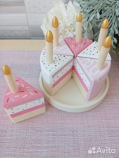 Чайный сервиз деревянный