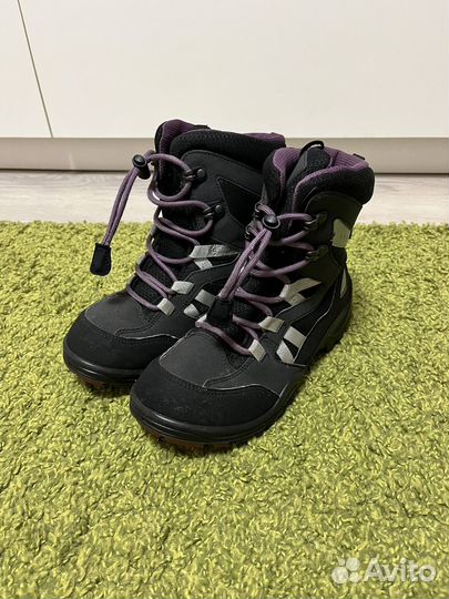 Ботинки зимние ecco 33